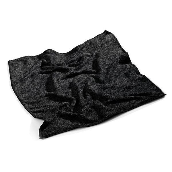 Mikrofasertuch Stretch light schwarz 40x40cm waschbares Haushaltstuch