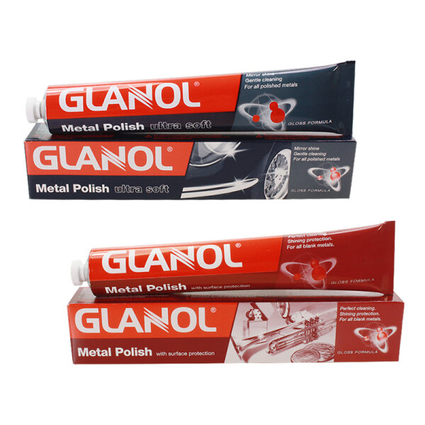 GLANOL&reg; Metal Polish & Metal Care Set (2-piece)